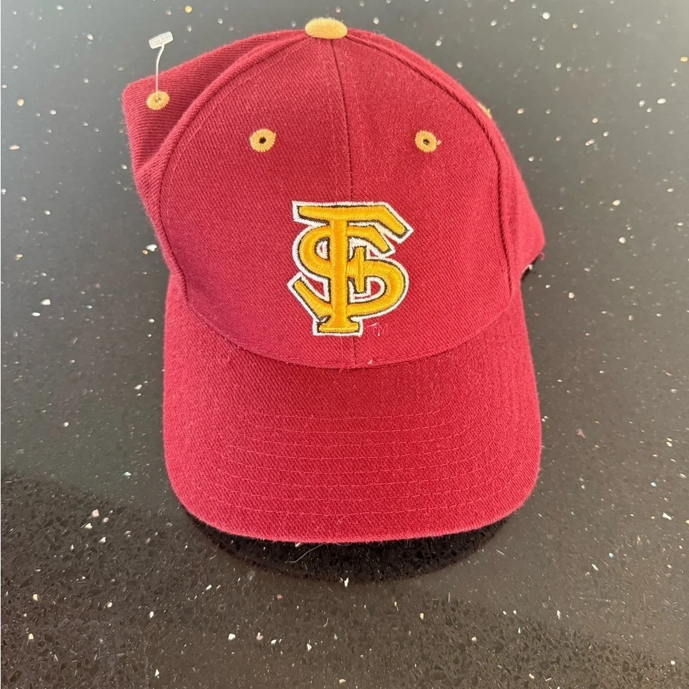 Florida State University Red Baseball Cap with Embroidered Logo